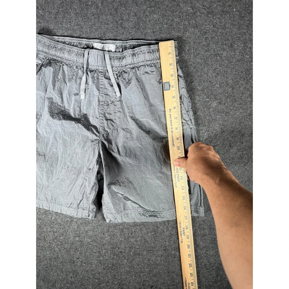 Stone Island Nylon Metal Swim Shorts Grey 8015B0943 V0041 Mens Small